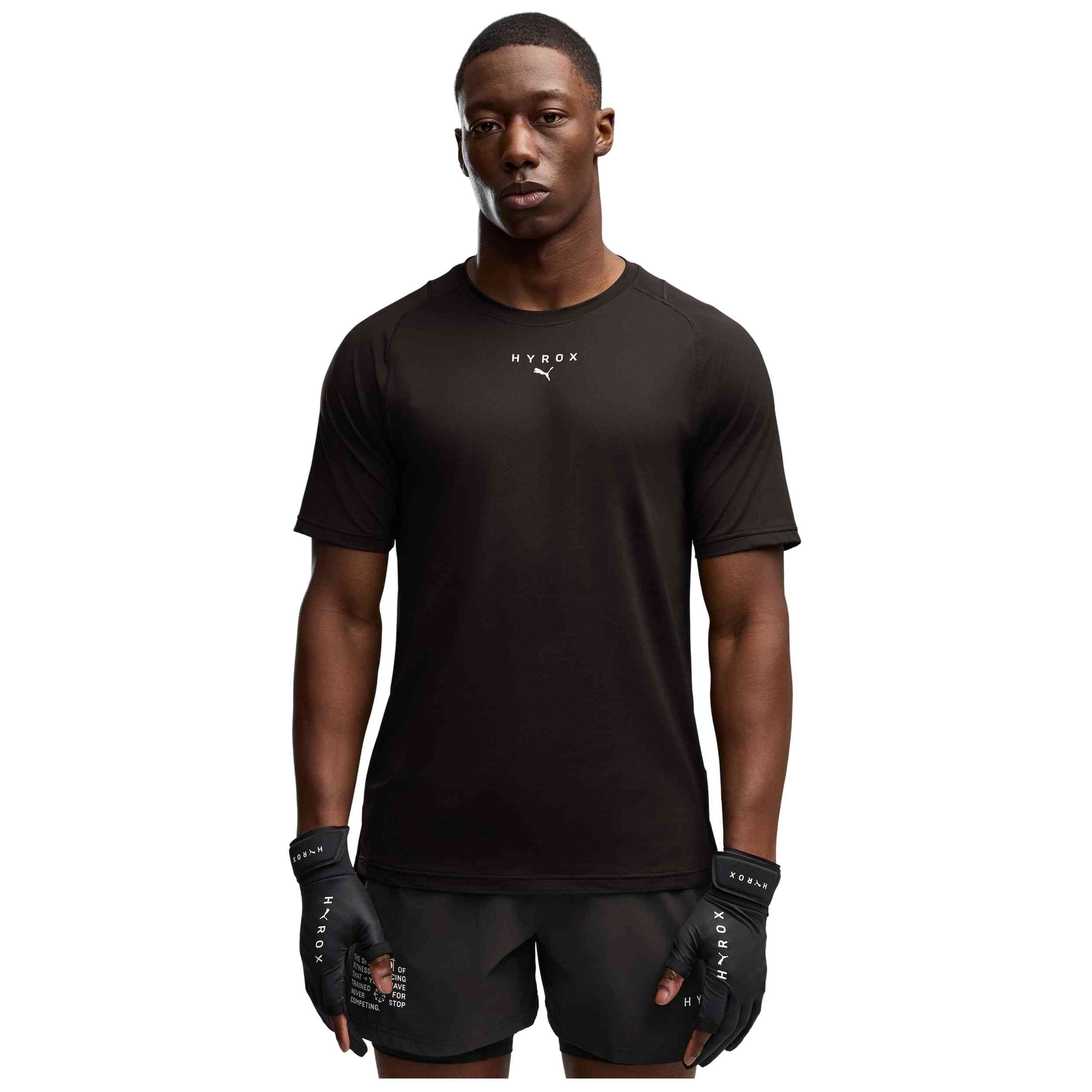 Camiseta Puma modelo M Puma X Hyrox Pwrmo en color Negro