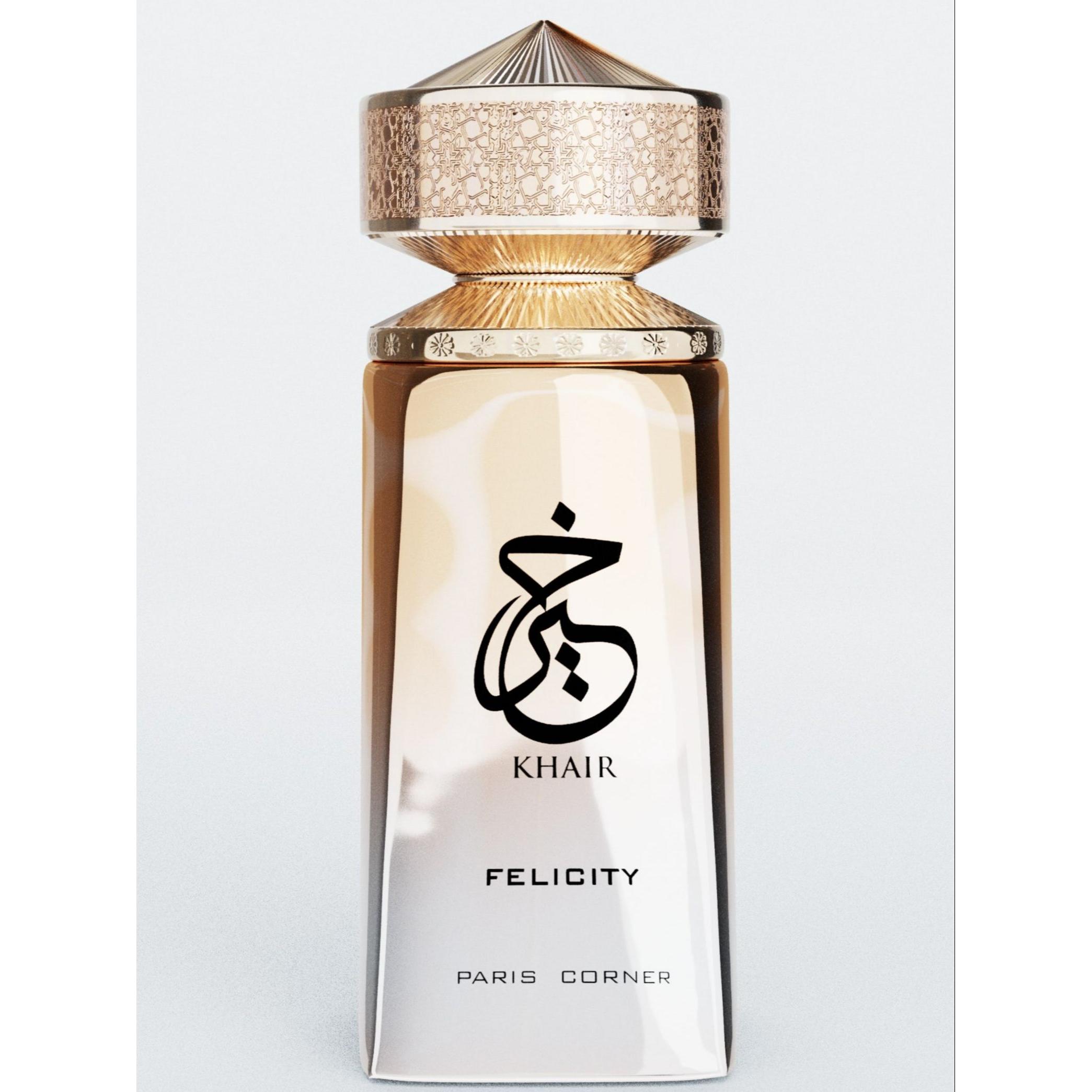 Khair Felicity Doré de Paris Corner | Fragancia con notas cítricas, florales y amaderadas en 100 ml. Ideal para mujeres elegantes y sofisticadas