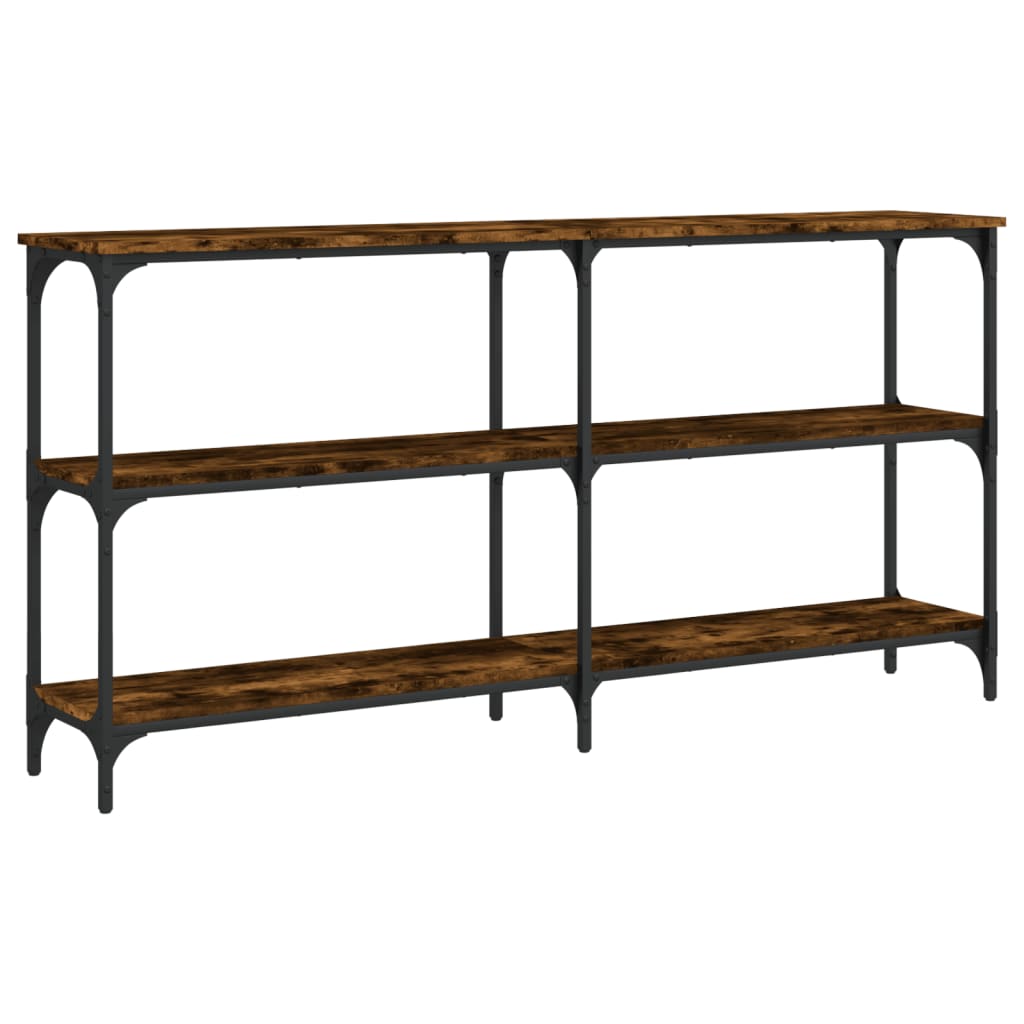 Vidaxl Mesa Consola Madera de Ingeniería 150x29x75 Cm Negro