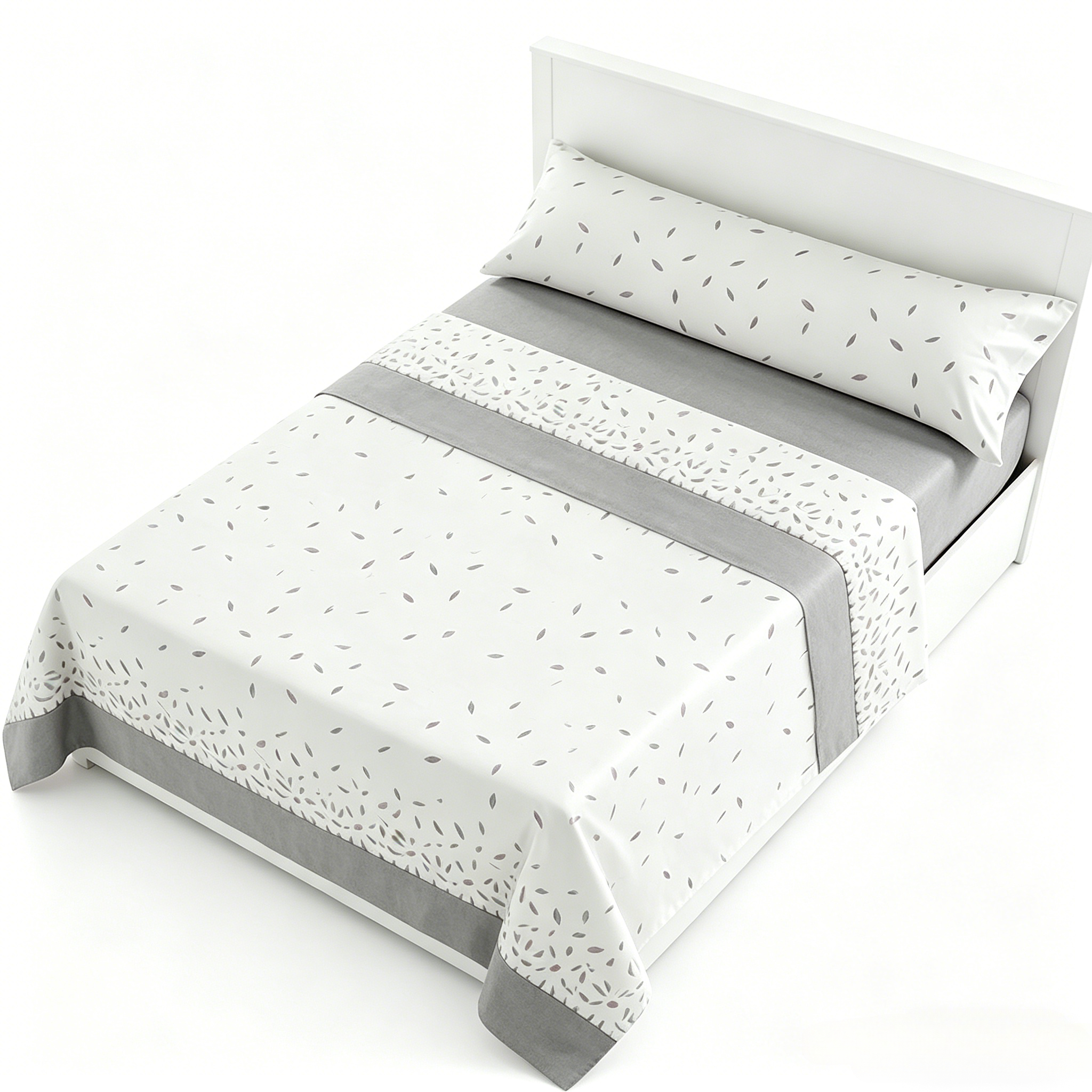 Juego de Sábanas Estampadas 100% Poliéster | Suaves y transpirables for verano, no descoloran y lavables en máquina. Tallas múltiples: 90/105/135/150/180.