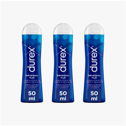 Durex - Lubricantes Lote x3 50ml, para sexo seguro. Descubre el tuyo y disfruta. Original, Calor, Frescor. Fresa y Perfect Connection
