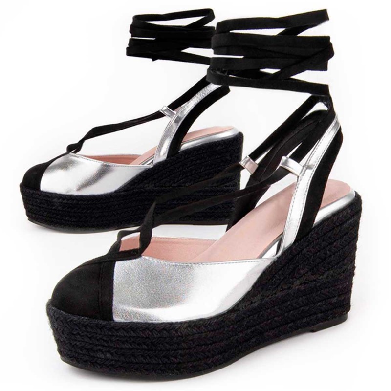 Alpargata De Cuña Para Mujer. Montevita Balenci6 102921