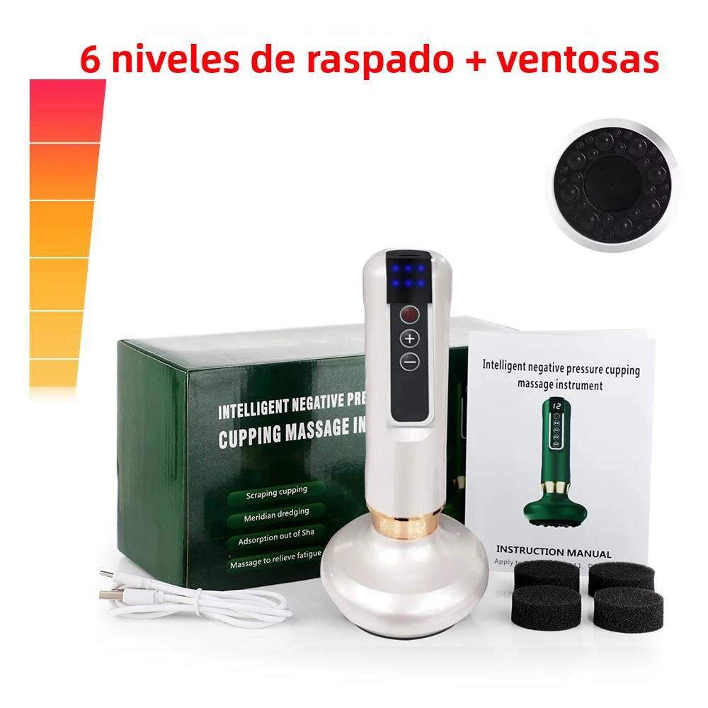 TK Masajeador De Taza Inteligente Con 12/6 Niveles Y Calentamiento Infrarrojo Móvil Relajante De Meridianos Sin Cable