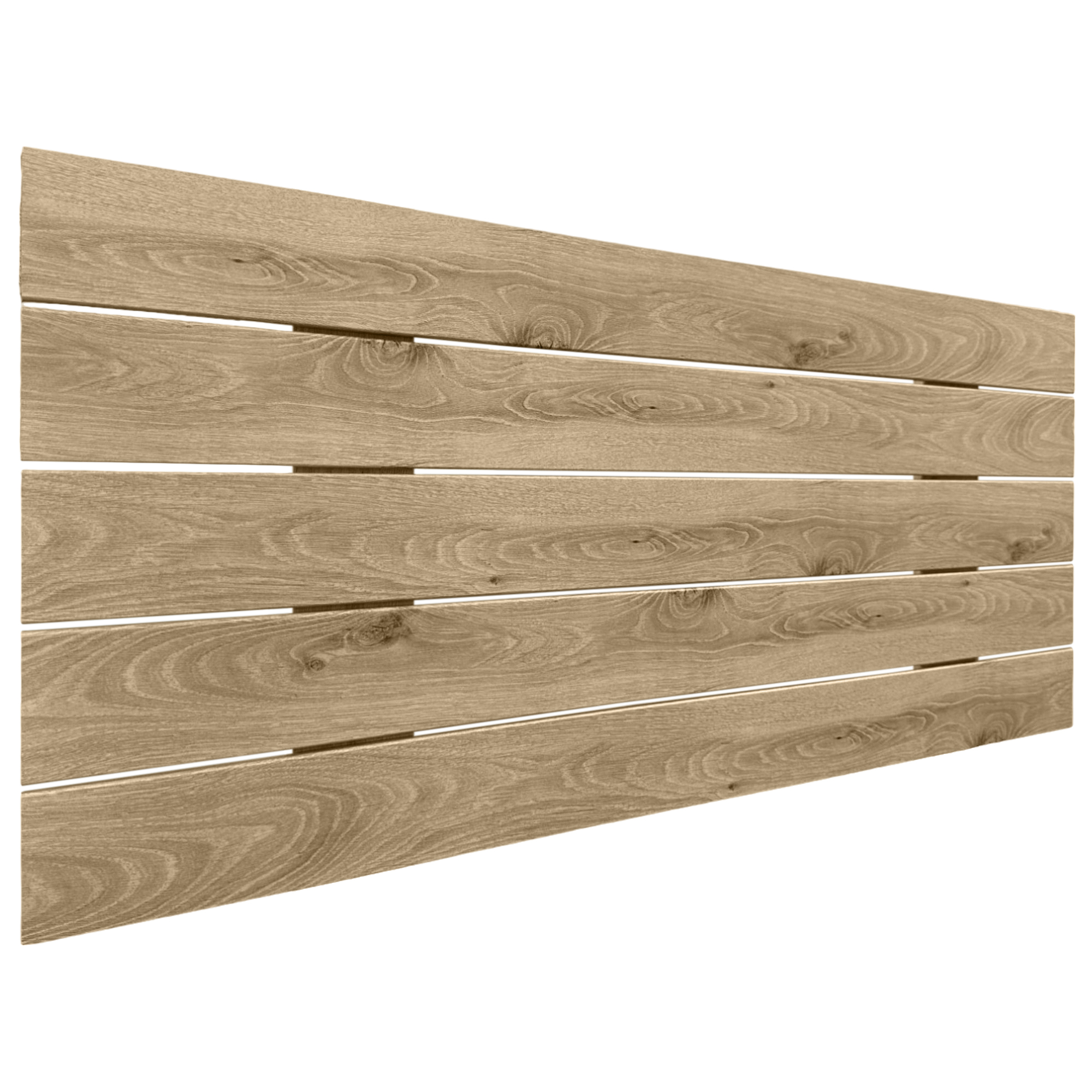 DHOME Cabecero de Madera reciclada DM Estilo Palet Horizontal