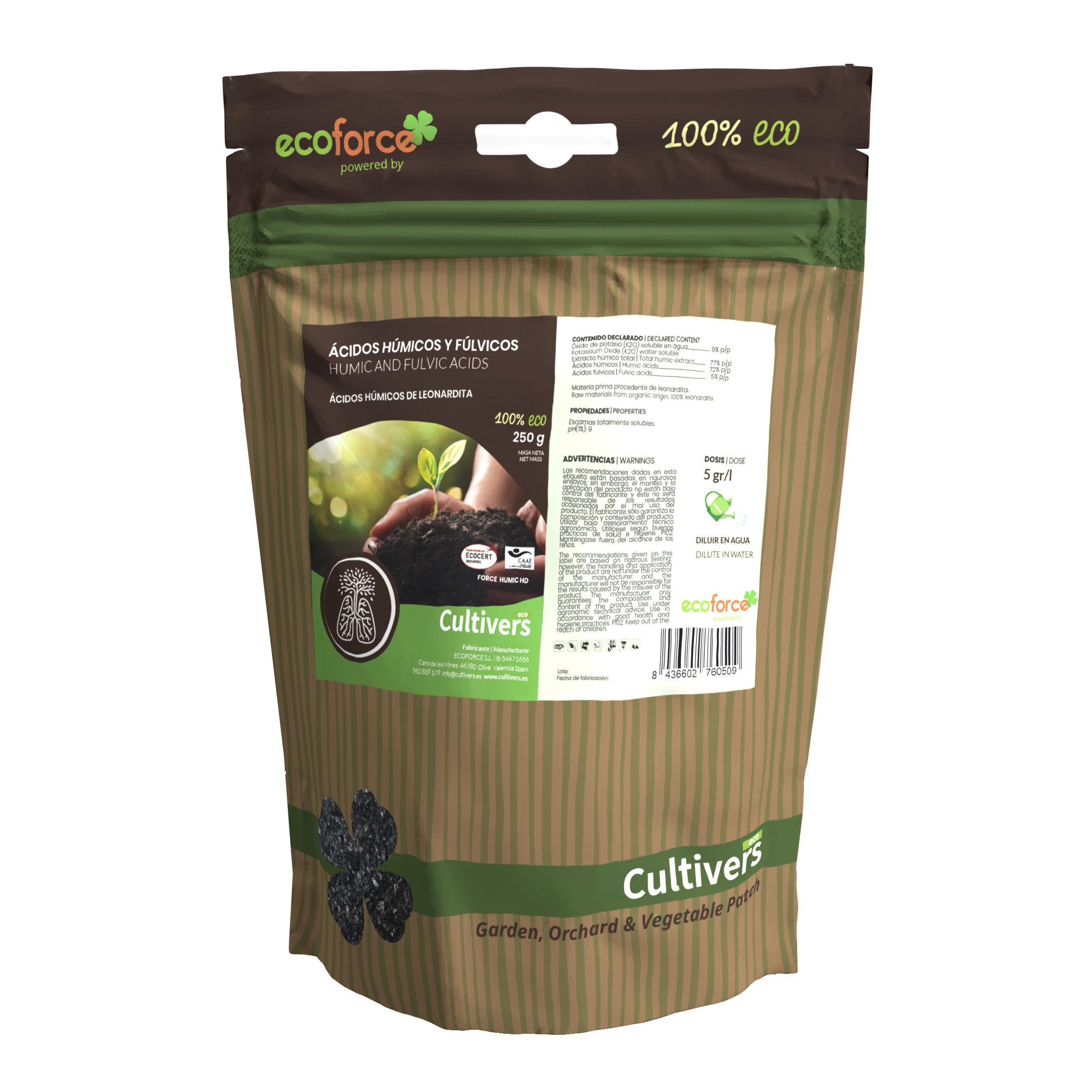 CULTIVERS Ácidos Húmicos Ecológico 250 g