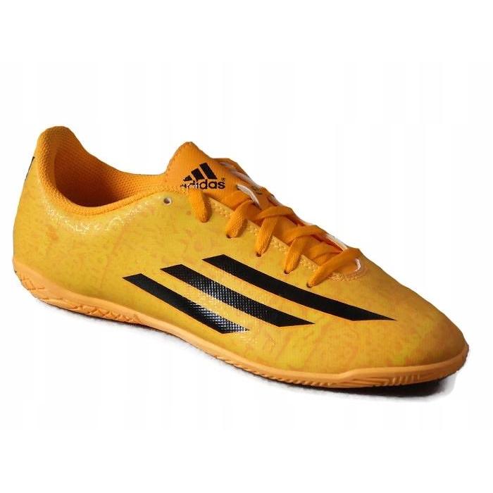 Zapatilla Fútbol Sala para Niños Adidas F5 Messi Amarillo