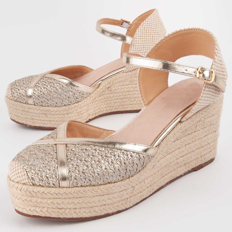 Alpargata De Cuña Para Mujer. Montevita Balenci9 102925