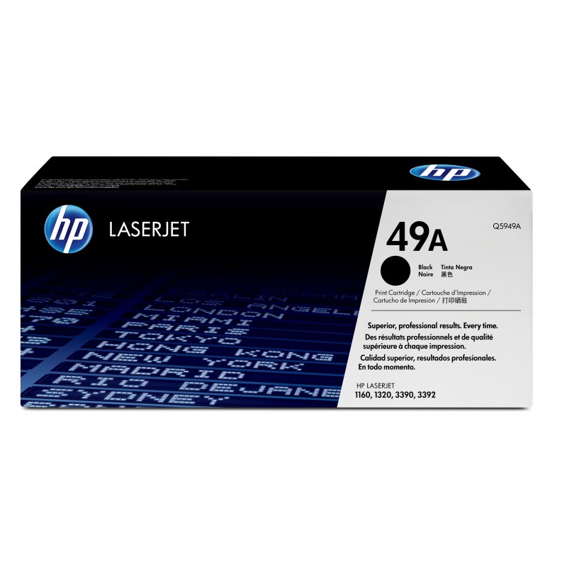 HP - Cartucho de tóner original LaserJet 49A negro Q5949A