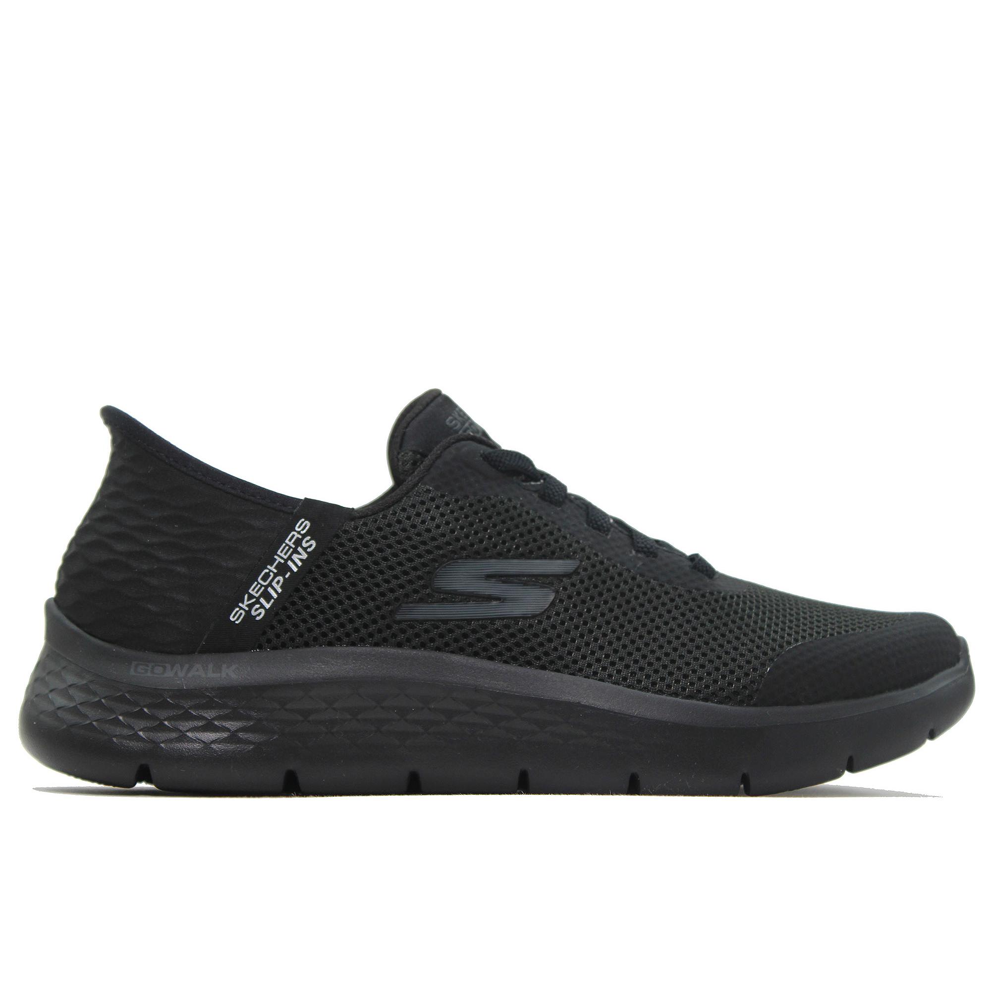 Skechers 216324 Zapatilla deportiva de malla, con cordón elástico y Hell Pillow, suela de goma, para caballero