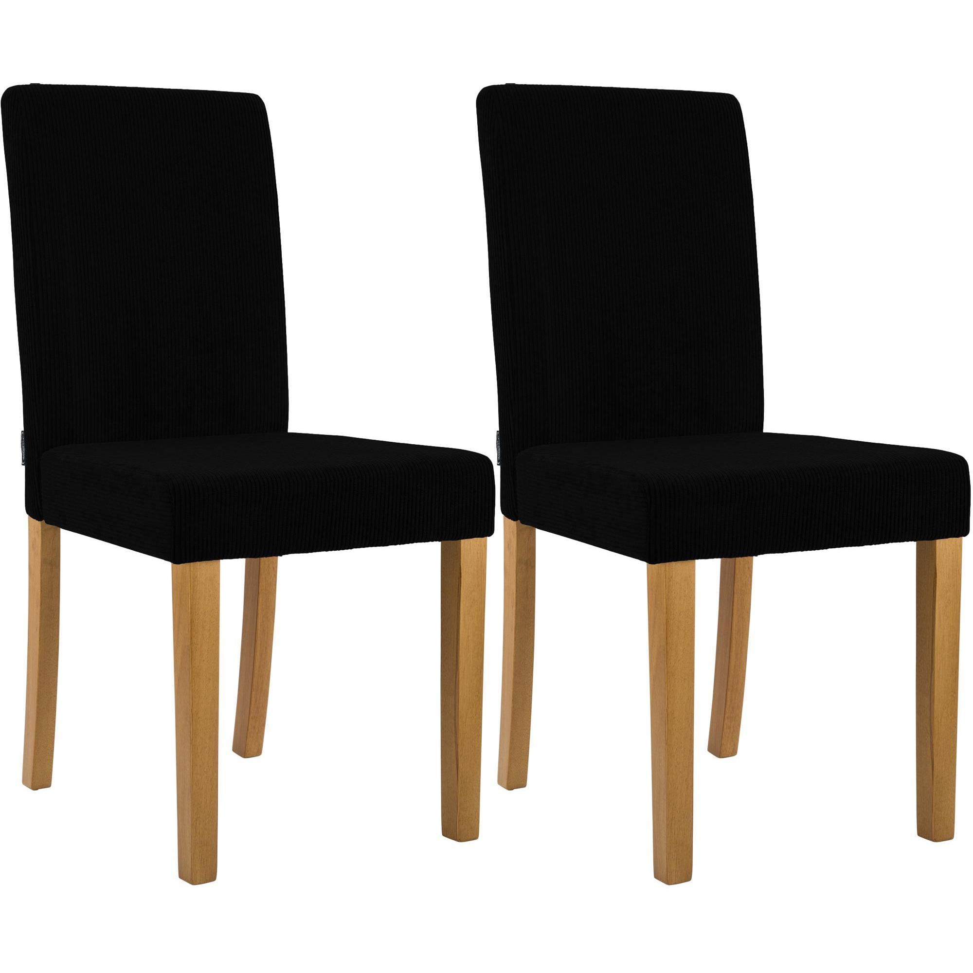 2er Set Esszimmerstuhl Ina Cord antik hell