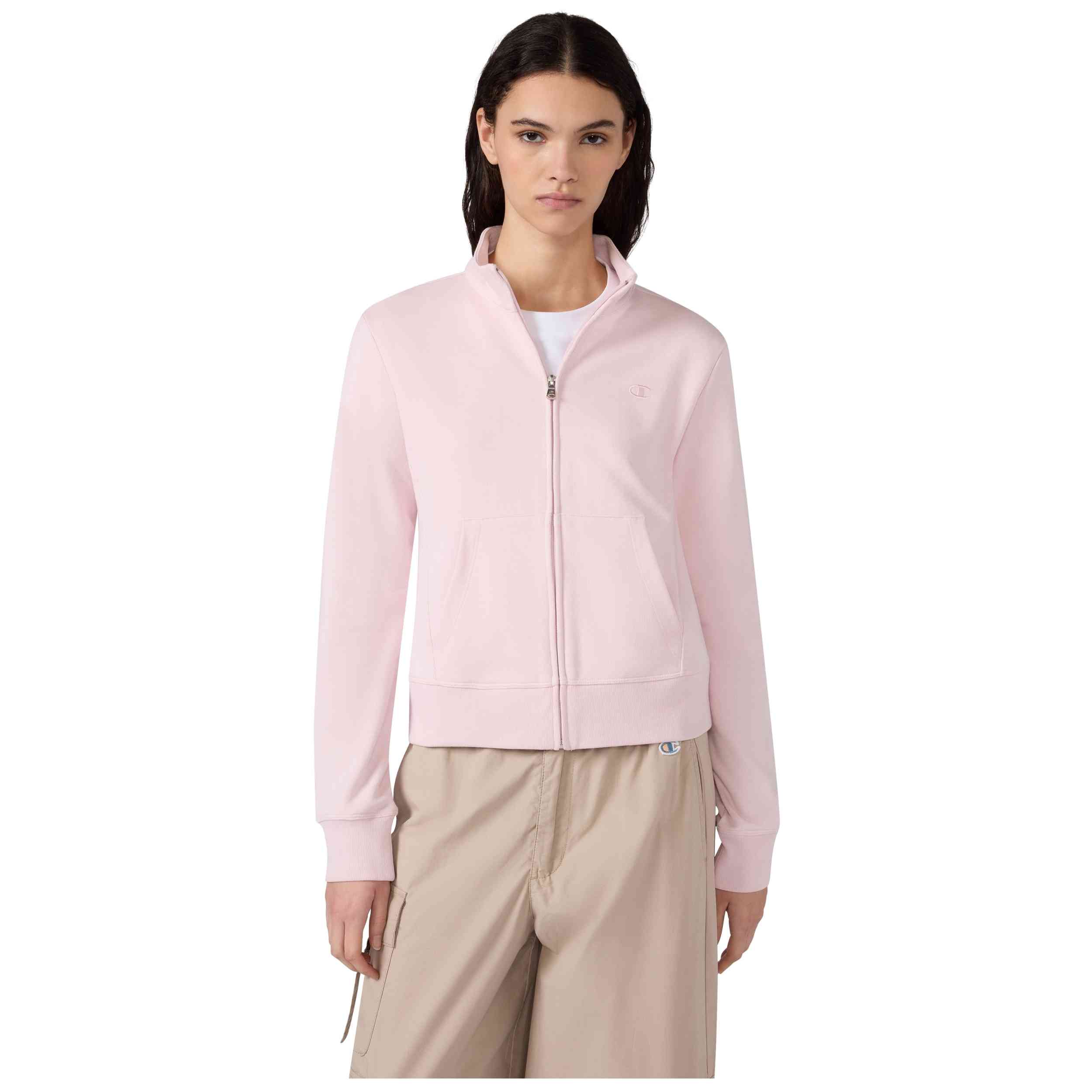 Sudadera Champion modelo Full Zip Sweatshirt para Mujer en color Rosa