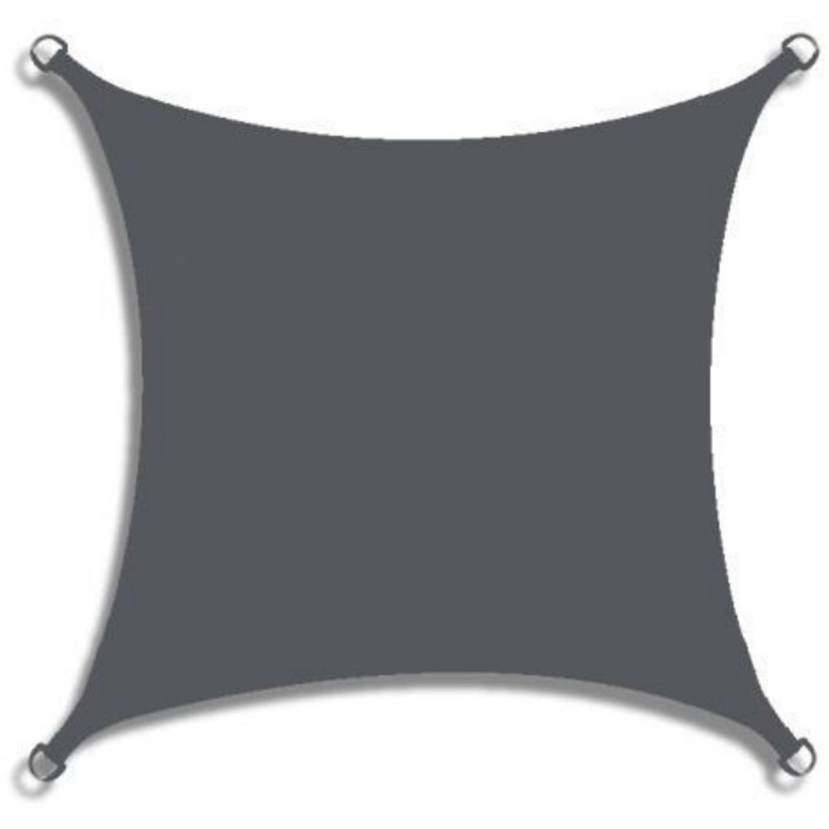 Om Home Tela de sombra - Toldo rectangular de 2x2 m - Tela de sombra impermeable - Lona cuadrada impermeable de poliéster Oxford engrosada - Protección UV - Incluye cuerda - Adecuado para exteriores, jardín, terraza, patio, fiestas
