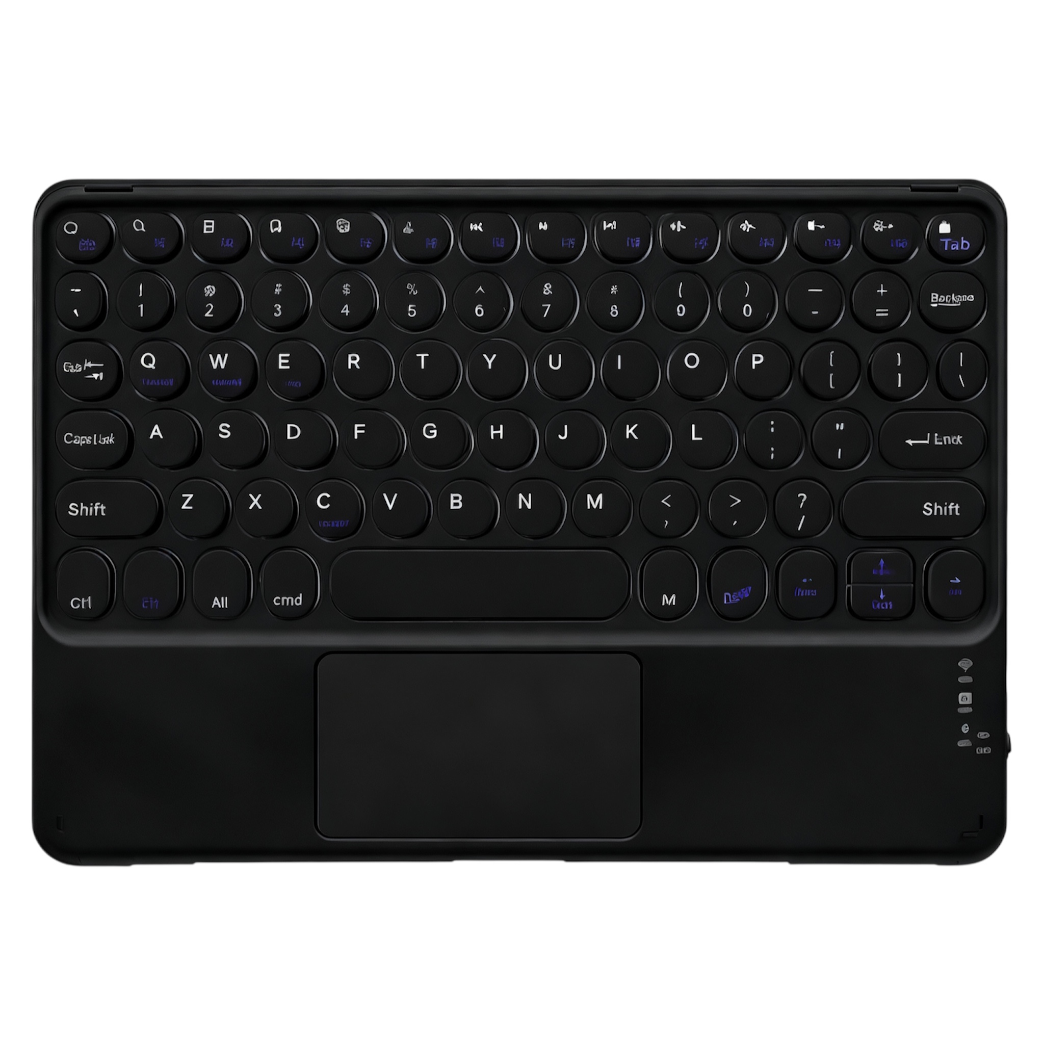 Teclado Inalámbrico Bluetooth con Ratón Táctil Integrado Portátil Recargable para Tablet de 10.1 pulgadas y PC