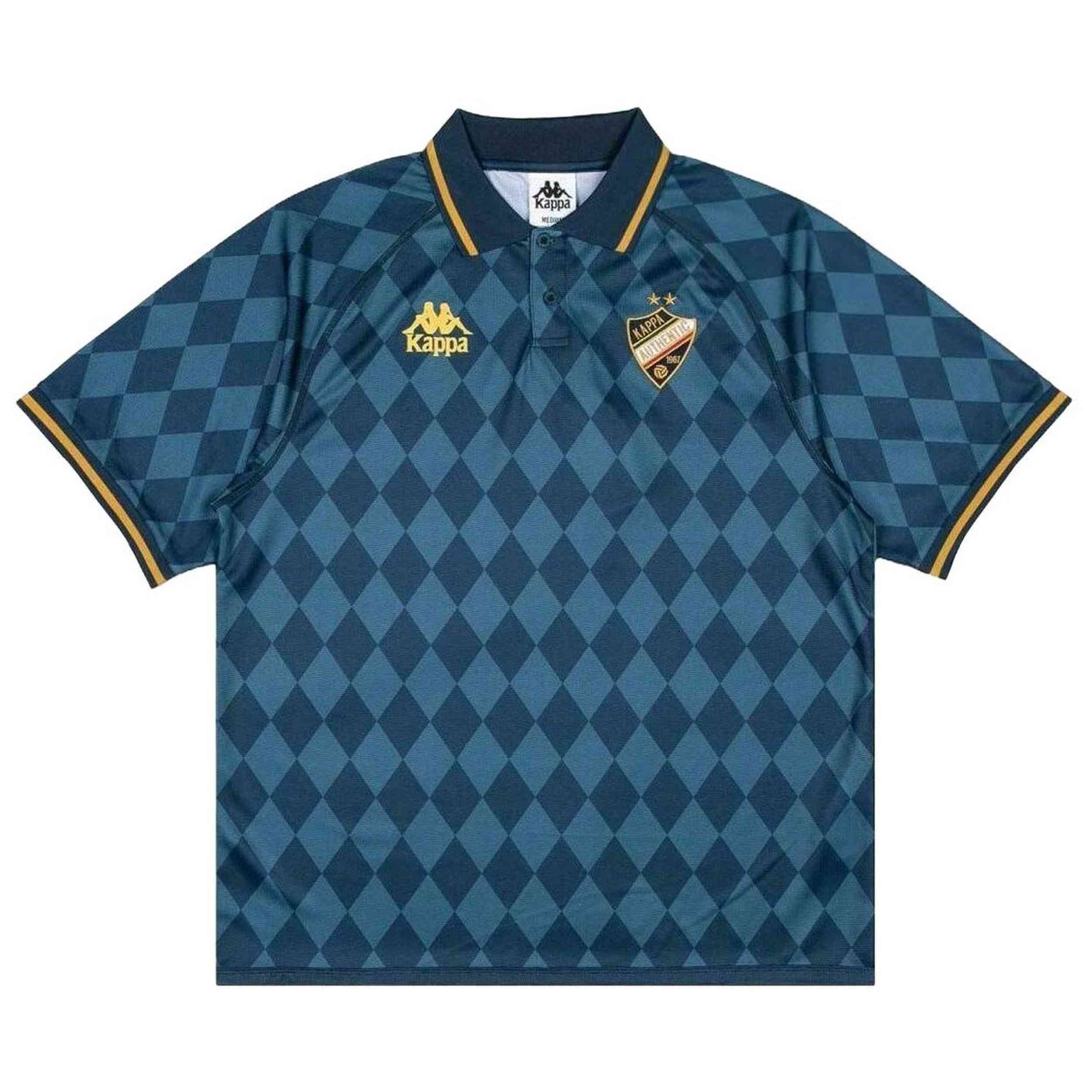 Polo De Manga Corta Kappa para Hombre en color Azul