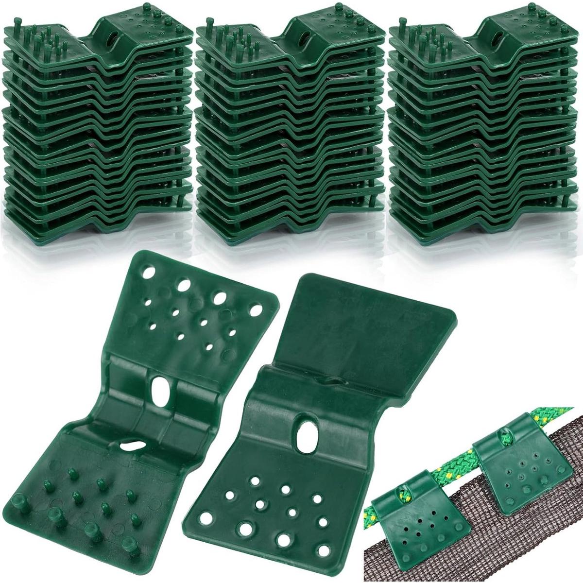 Abrazaderas para invernadero - clips de montaje - Accesorios para invernadero - 50 piezas - Accesorios para invernadero - Clip de montaje para película de invernadero - Adecuado para accesorios de jardín e invernadero - Clips de fijación para invernadero