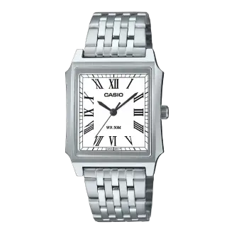 Reloj de Hombre Casio Colección MTP-B190D-7BVEF con Correa de Acero Inoxidable, Resistente al Agua hasta 5 Bares