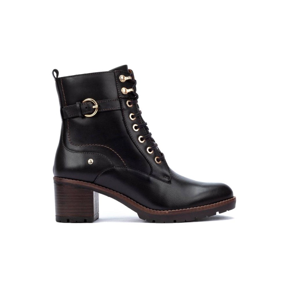 Pikolinos - Botines de tacón para mujer W7H-8510 en estilo botín elegante y versátil, ideal para otoño e invierno