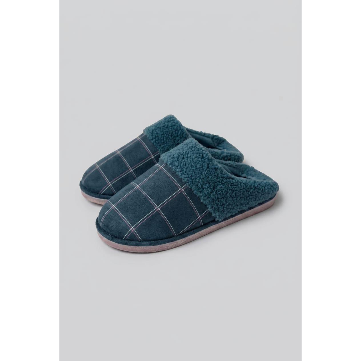 Ysabel Mora - Zapatillas de casa interior borreguito rayas