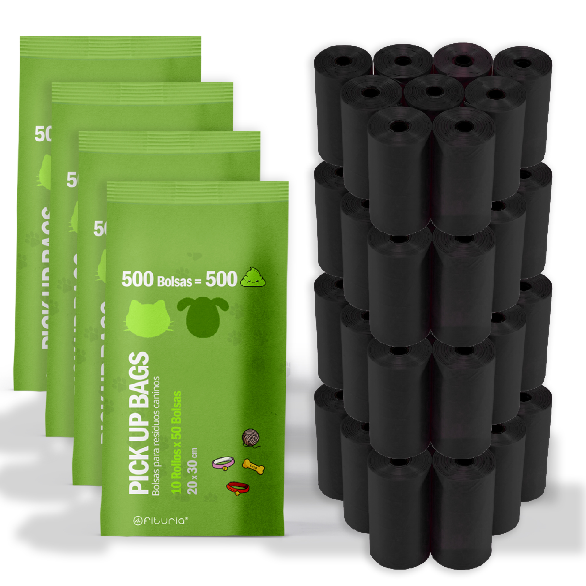 Ofituria Bolsas Caca Perro para Excrementos 20x30cm