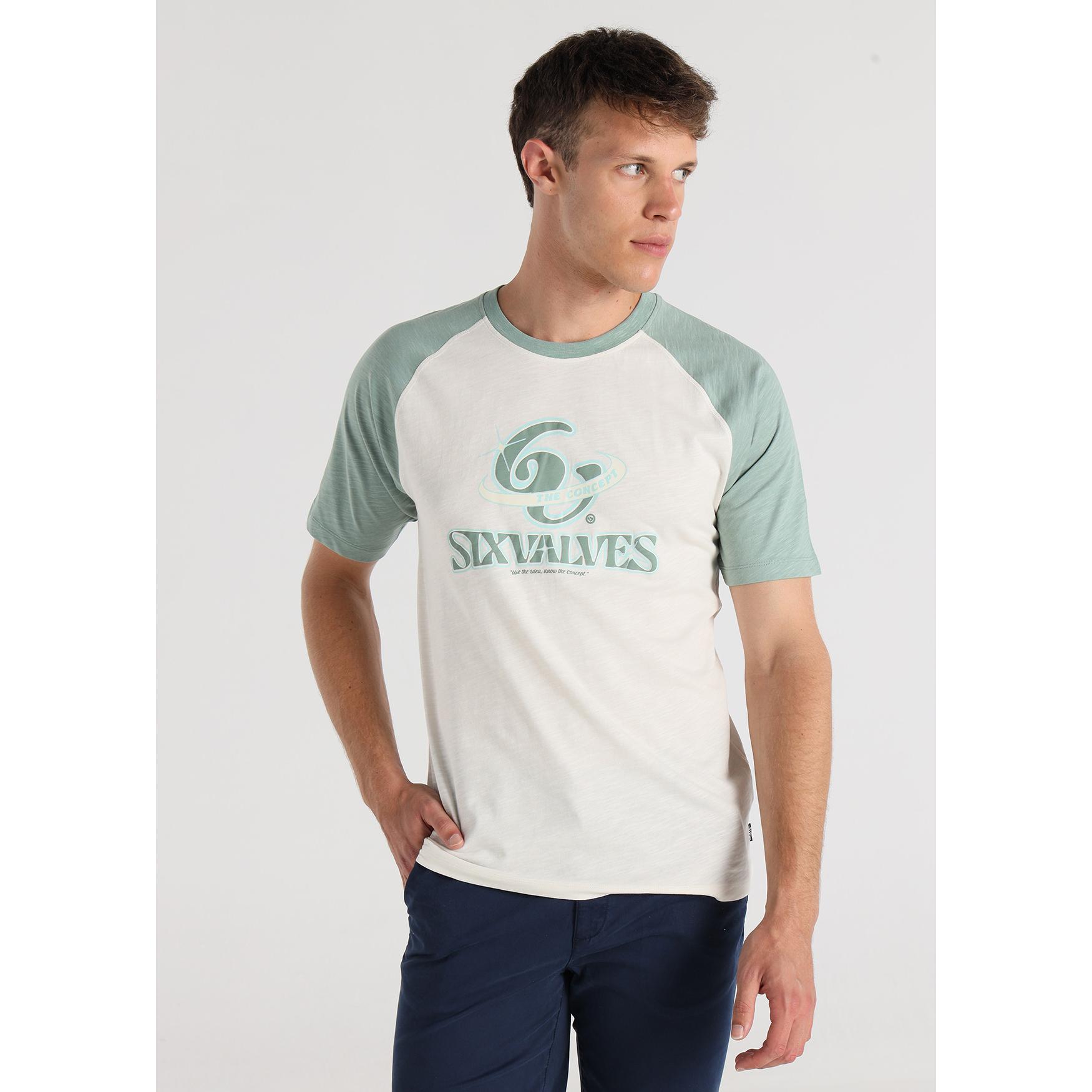 SIX VALVES - Camiseta Ranglan Pecho