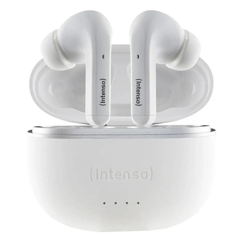 Intenso - Auriculares inalámbricos T302A con ANC activo, 4 modos de sonido (música, juego, transparencia y cancelación), Bluetooth 5.3 y hasta 10 h de batería