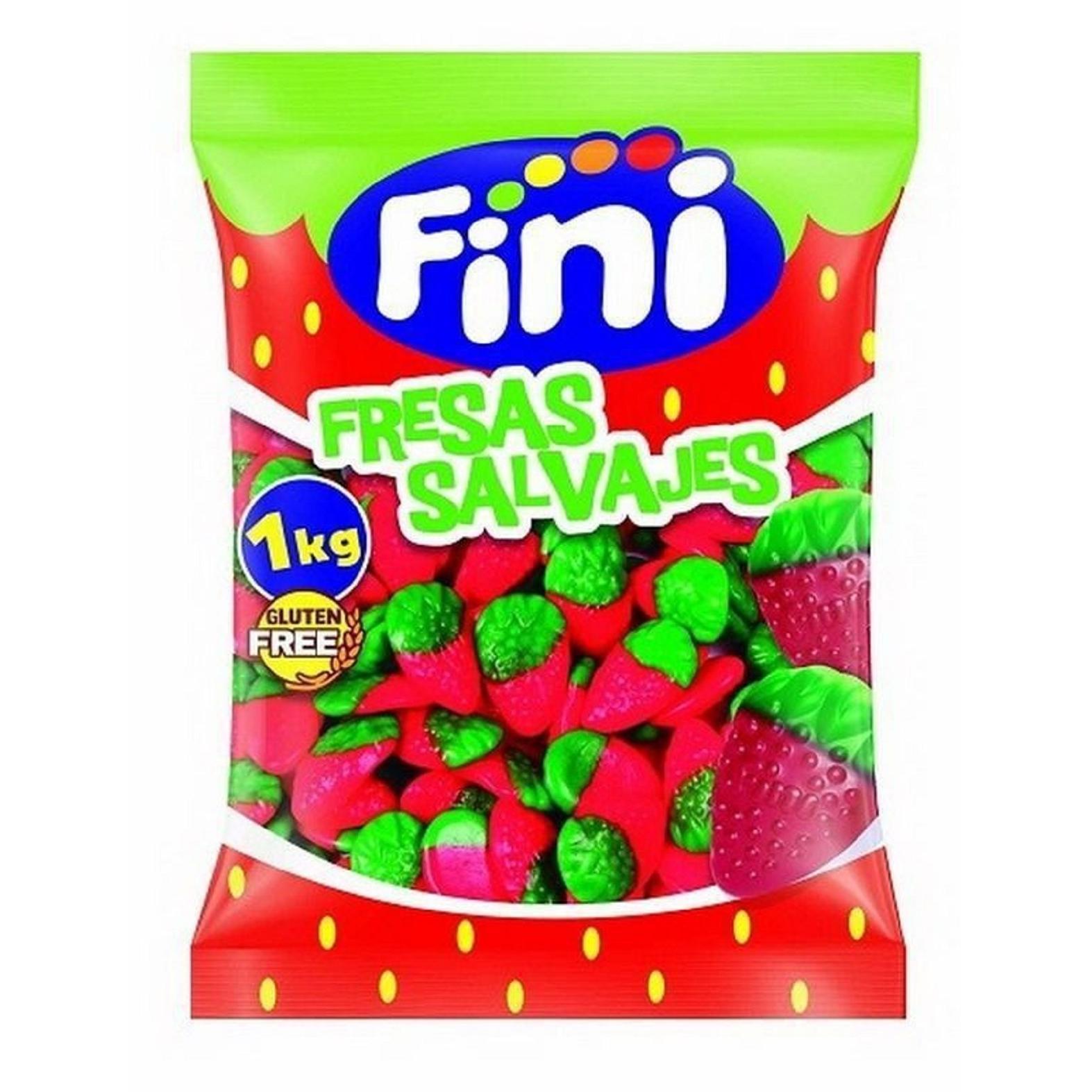 FINI 1KG CARAMELOS DE GOMA FRESA SALVAJE FINI 1KG FRESA SALVAJE