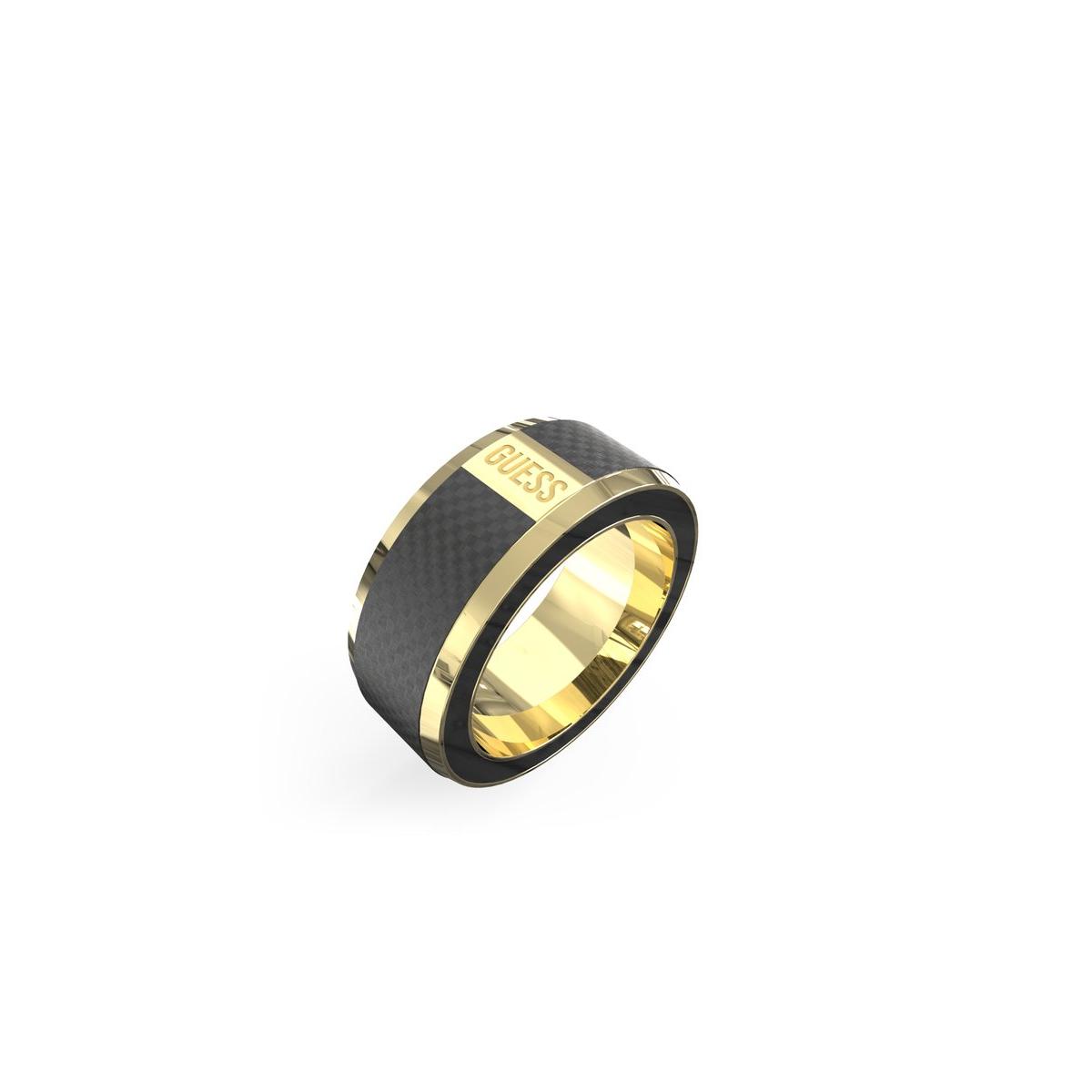 Guess Anillo Hombre Racer Tag De  Dorado Talla Europea 66 Talla España  Jumr04048jwygbk66