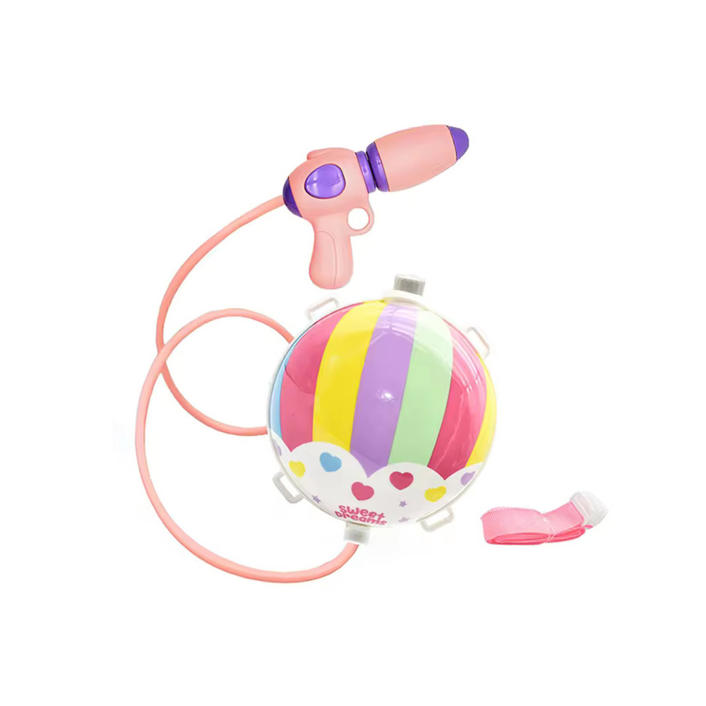 PLUSHOME Pistola De Agua 15.5X8.5CM ,Con Mochila 18.5x20cm Y Tubo de 70cm,disponible en 16 Dibujos Divertidos ,Perfecto Para Jugar En Piscina / Playa / Patio