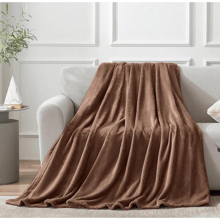 Manta Sedalina Microfibra Suave para Sofá y Cama, Super Caliente para Adultos y Niños, Sin Arrugas, con 3 tipos de medias 130x160/160x220/220x240cm y diferentes colores, ideal para inverno