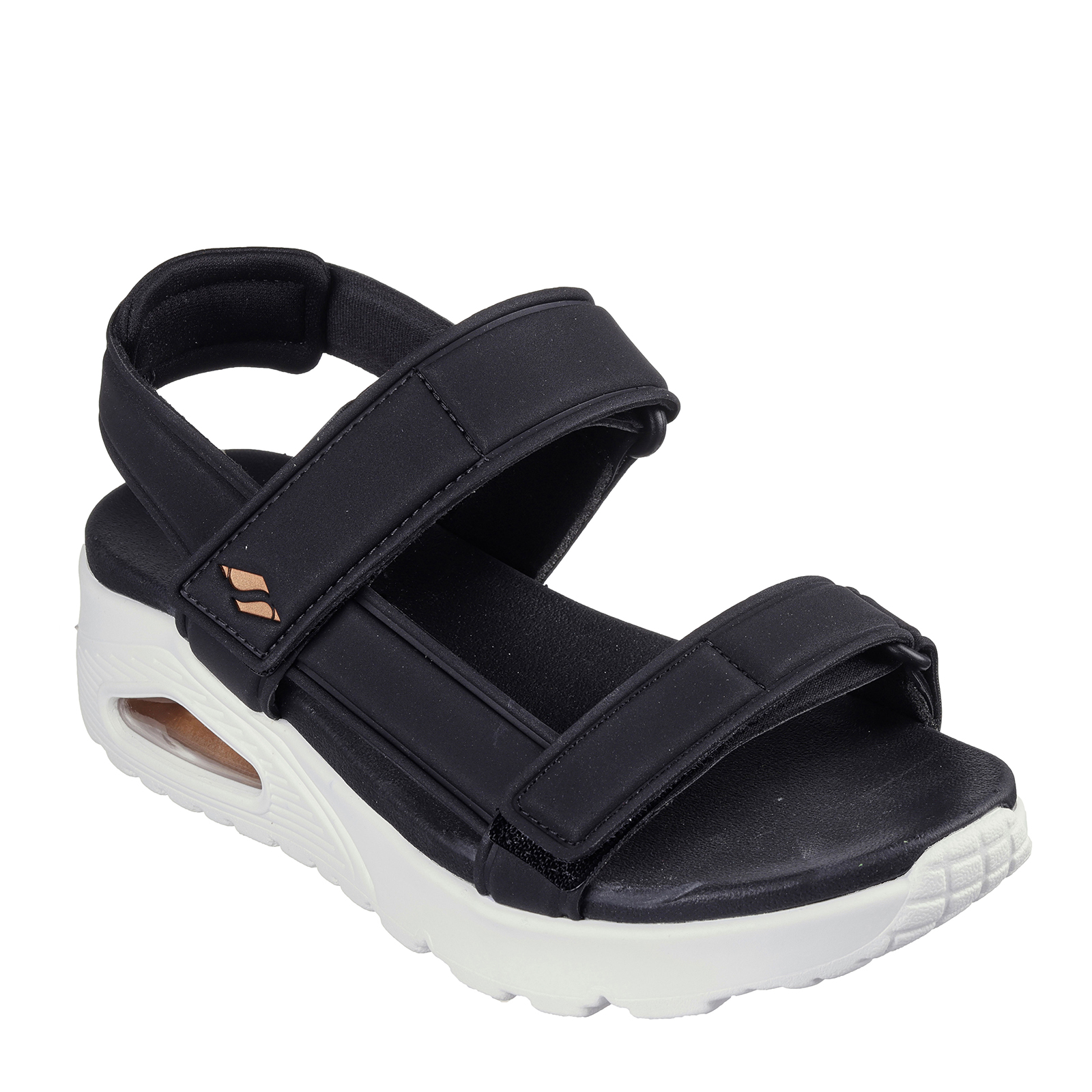 Skechers Sandalias Uno Negras 119813-BLK , para Mujer