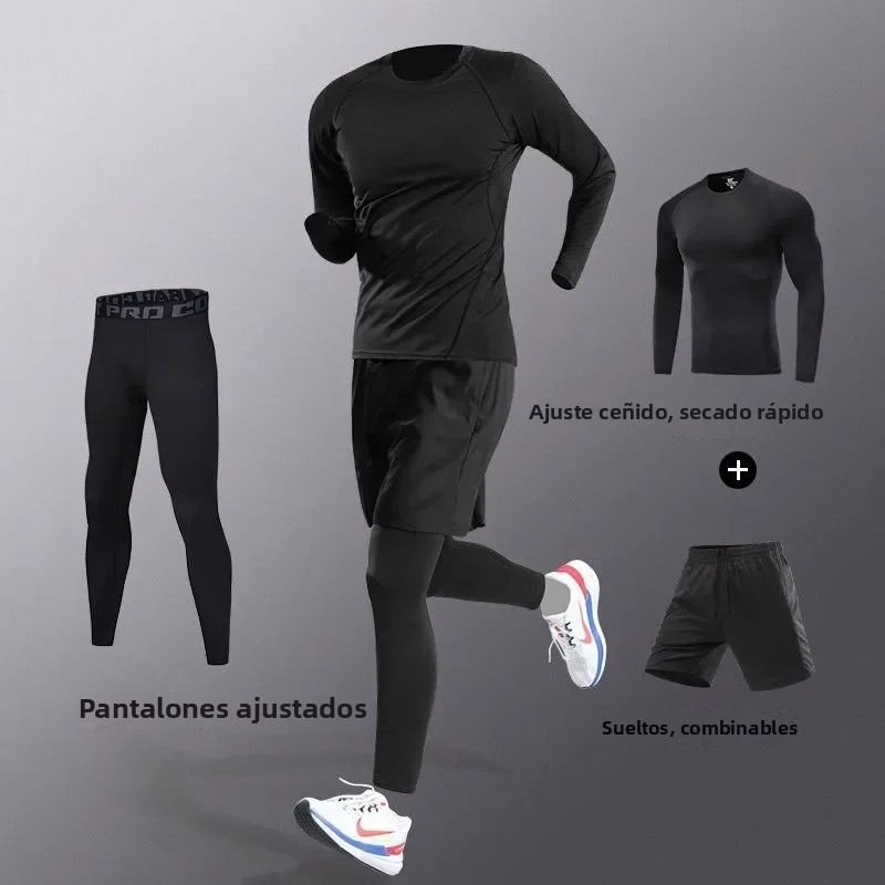 TK Conjunto De Entrenamiento Para Hombres Fibra De Hielo Secado Rápido Running Fitness Completo Para Maratón Ciclismo Gimnasio