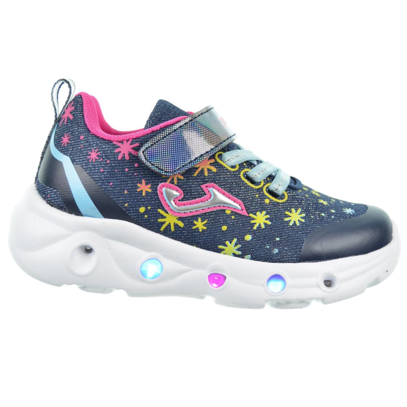 Joma Jspacw2403 Deportivo Textil con Velcro y Luces Niña