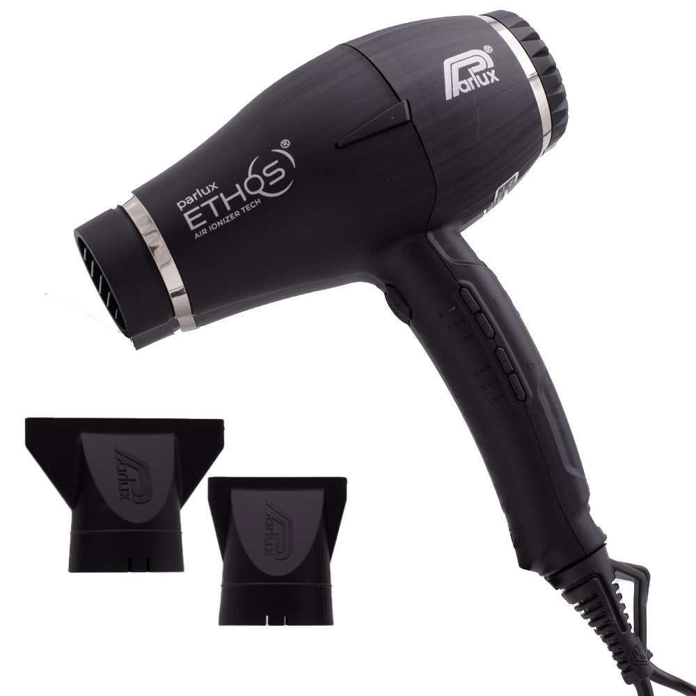 Parlux Ethos Air Ionizer Tech Black - secador de pelo