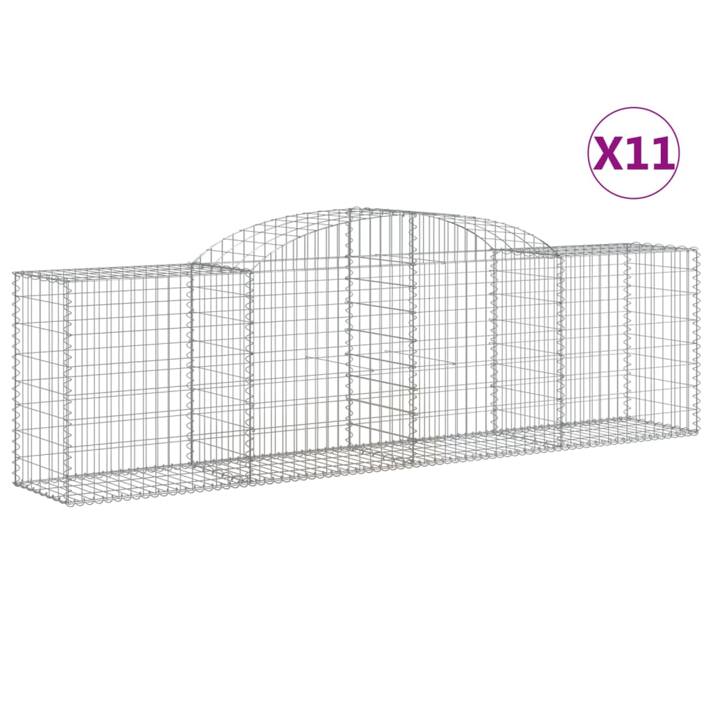 Vidaxl Cestas de Gaviones para Jardín Decorativas