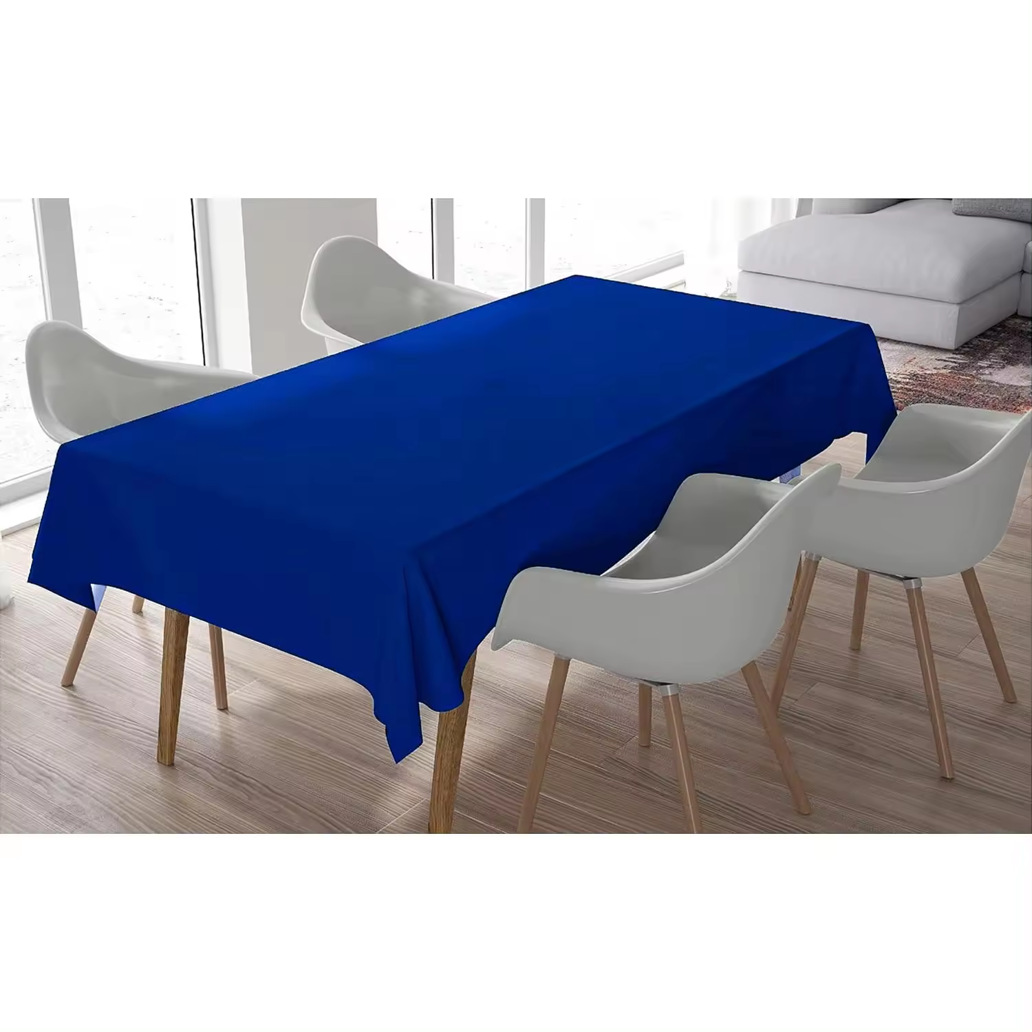 Mantel de Mesa Antimanchas Liso, Manteles Impermeable Poliéster, Mantel Tejido Tela, Elegante para Ocasiones de Mesa Jardín, Comedor y Cocina Repelente al Agua