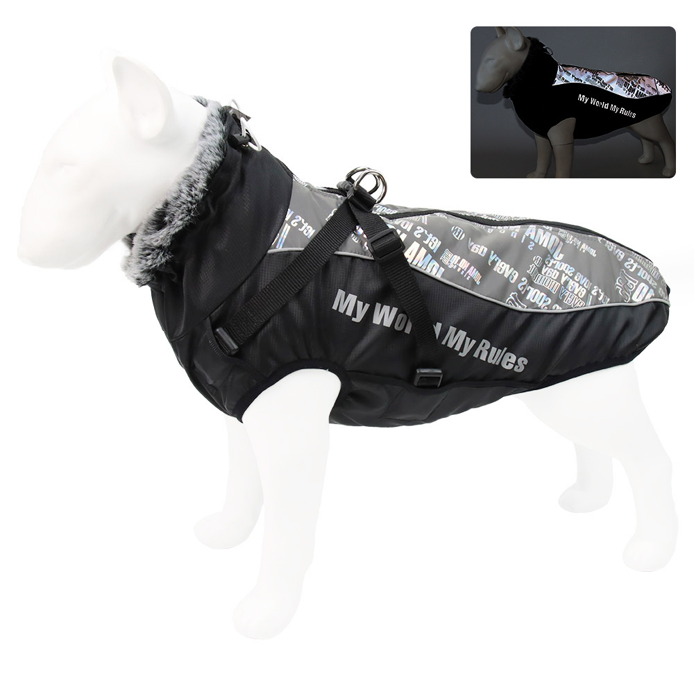 Nuevos Modelos de Ropa Abrigada para Perros con Reflectante: Abrigos Acolchados de Invierno para Mascotas y Ropa para Perros Grandes