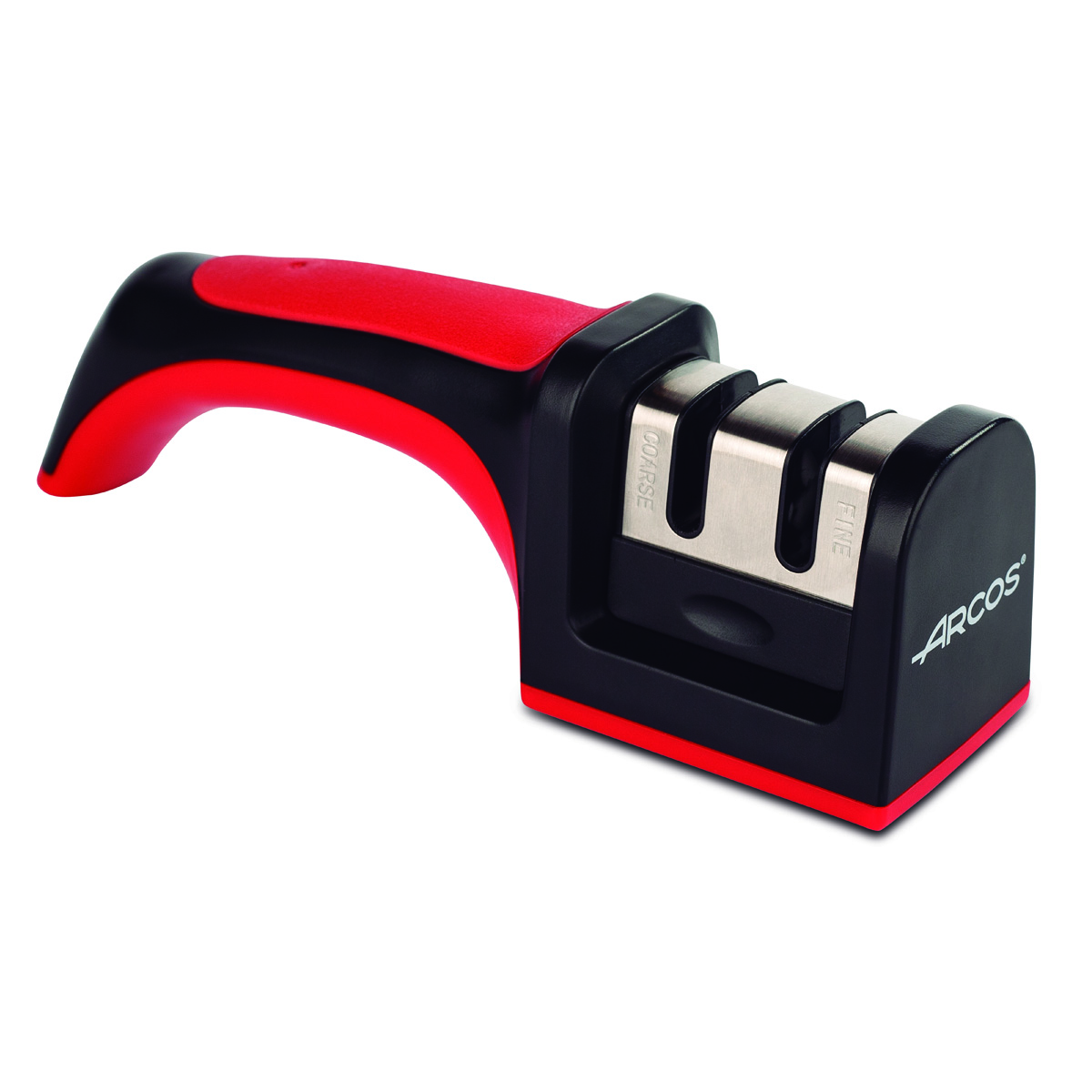 Afilador Profesional De Mano Arcos 610600 De Abs + Tpe Rodillo Cerámico Y Carburo En Caja