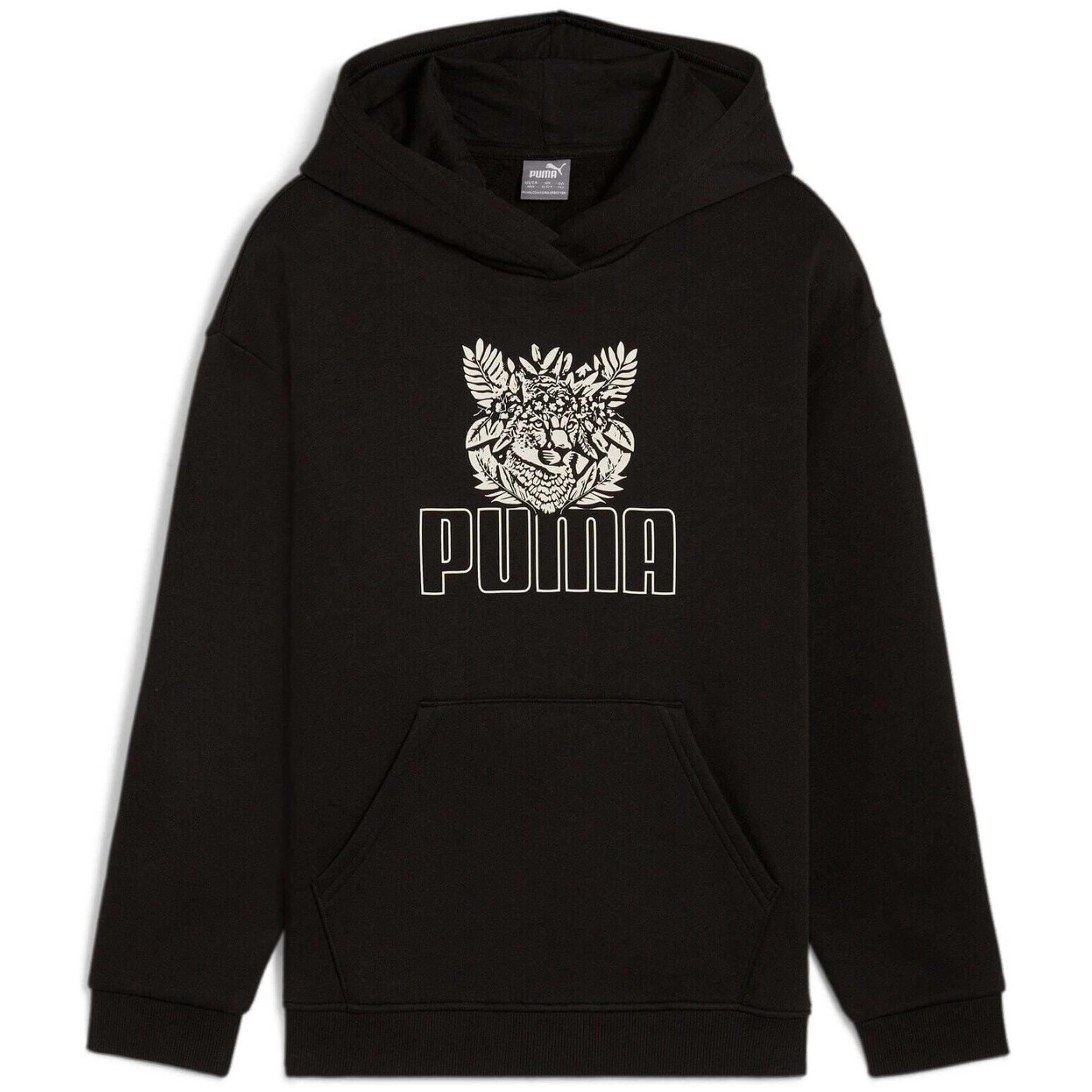 Sudadera Puma modelo Ess+ Tropicat Hoodie en color Negro