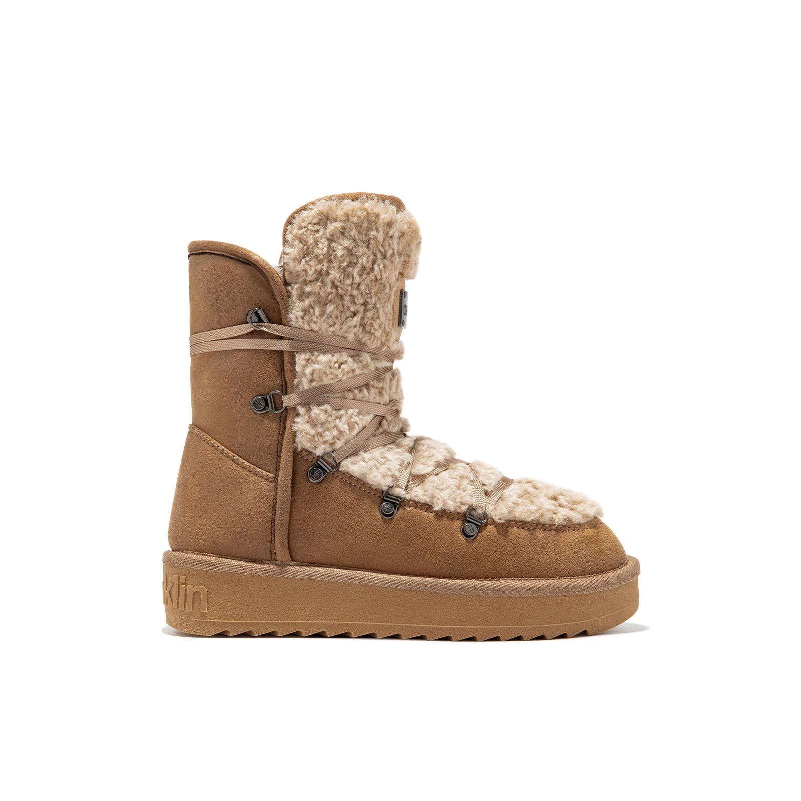 D.Franklin Botas Australianas de Mujer Nordic Lite GNO Camel - Botas para Mujer - Moda casual Mujer
