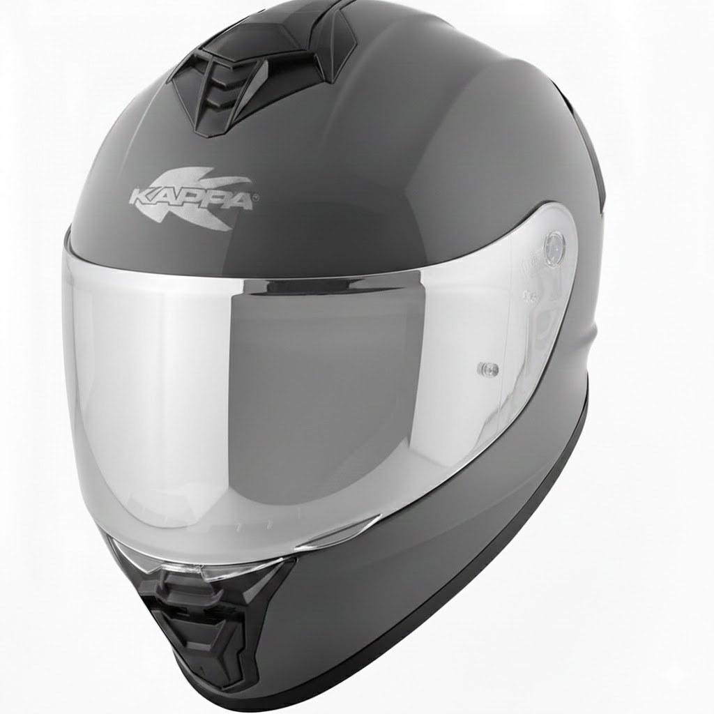 Casco de moto Integral Kappa KV51 Nardo Grey + Pantalla decorada