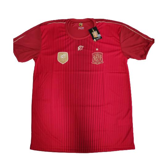 Camiseta Selección Española Talla 12 – Escudo Bordado – Edición Campeones – Roja Deportiva
