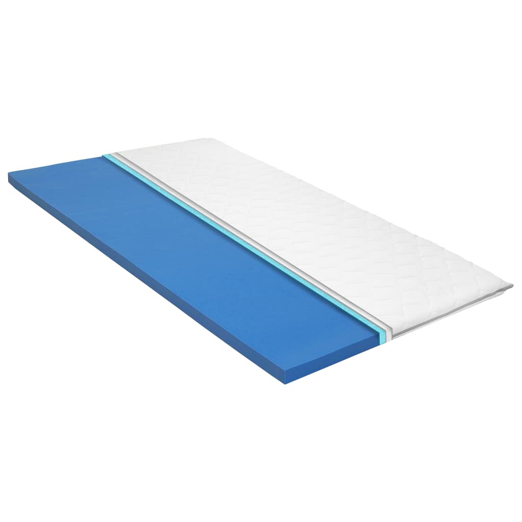 Sobrecolchón Espuma Viscoelástica Grosor de 6 cm Colchón Superior Cama Dimensiones 100 x 200 cm, 80 x 200 cm, 90 x 200 cm y mas
