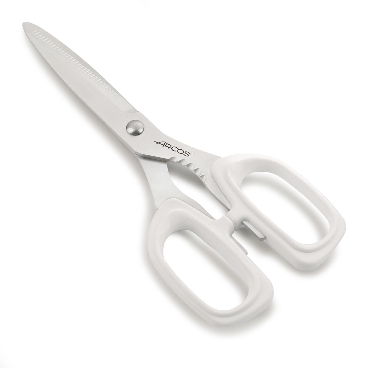 Arcos Tijeras de Cocina Profesionales, Hoja de Acero Inoxidable 200 mm, Mango Resistente de Polipropileno, Uso Diario, Serie Prochef
