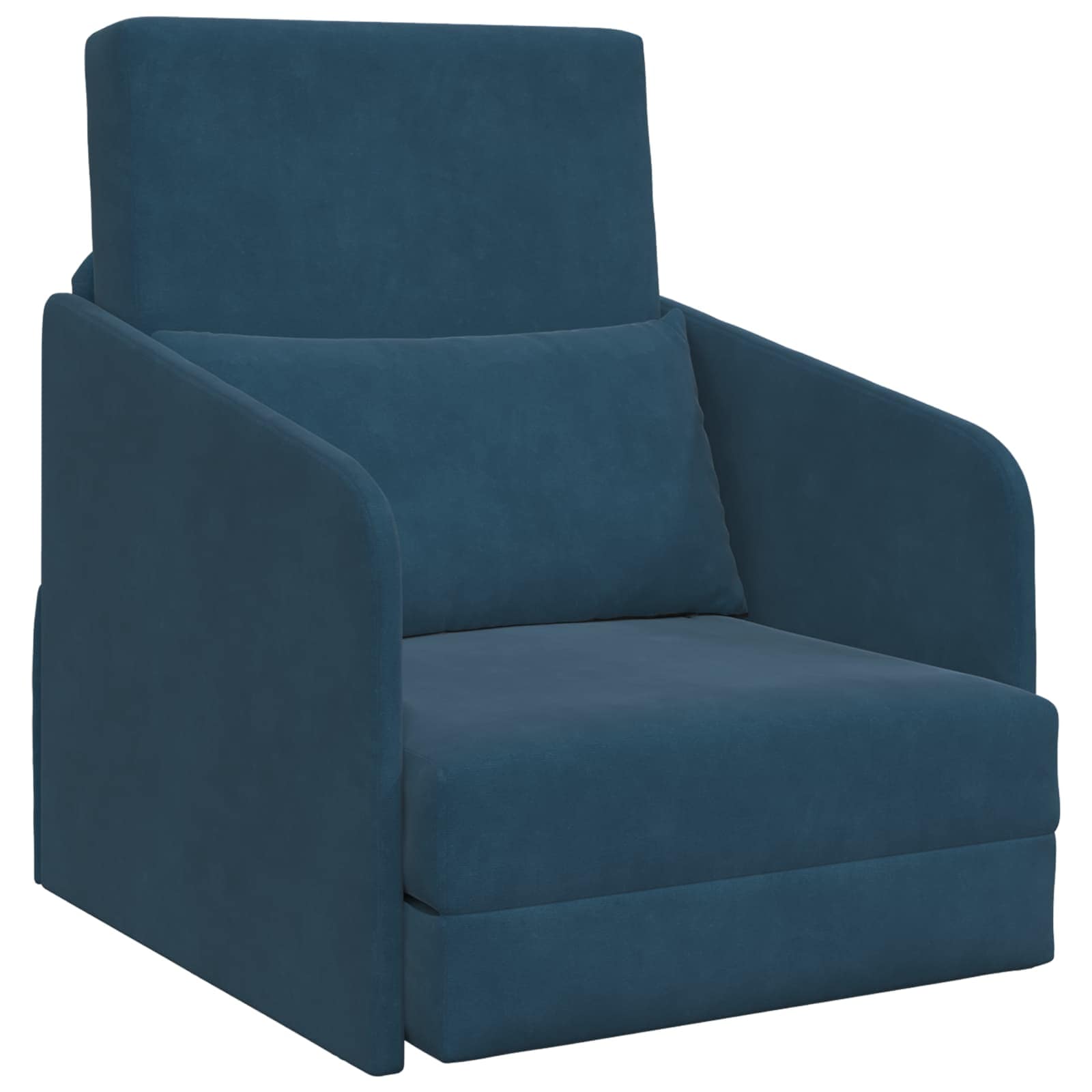 vidaXL Sofá cama 65 x 80 x 83 cm Terciopelo Multicolor