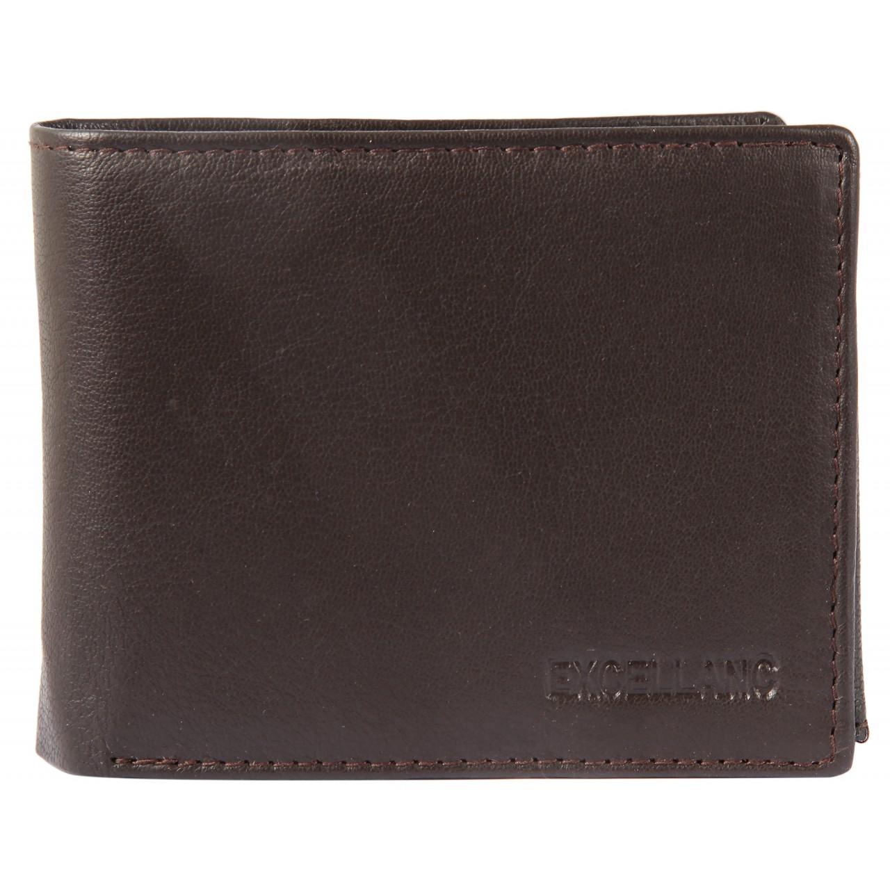 Excellanc® Cartera Hombre em Couro Genuíno