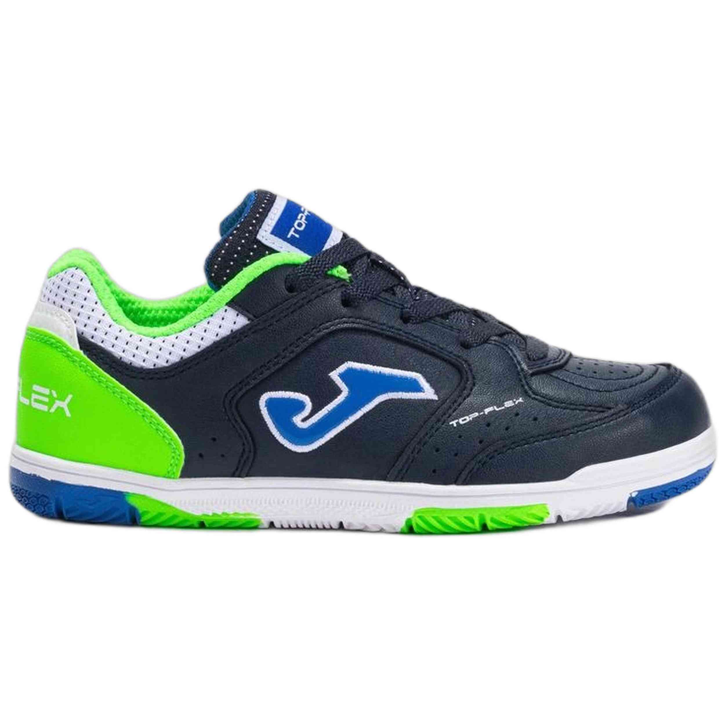 Calzado Joma modelo Top Flex Jr 2503 Marino Indoor en color Azul