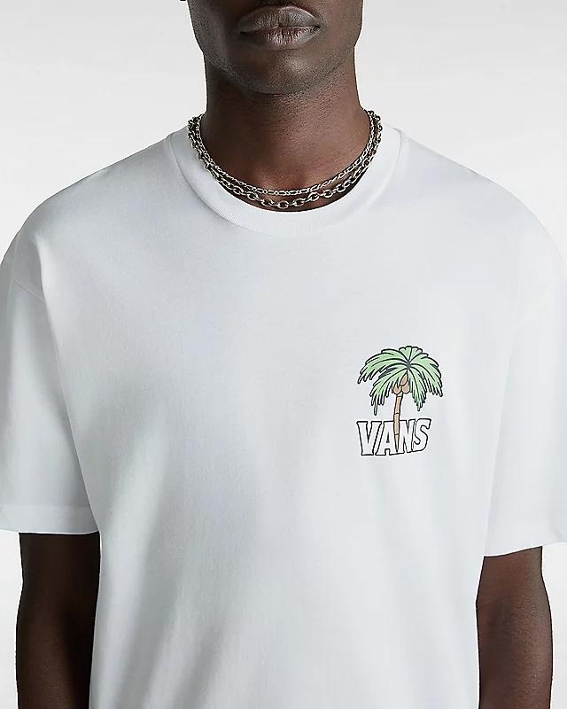 Camiseta Vans Down Time Blanco Manga Corta