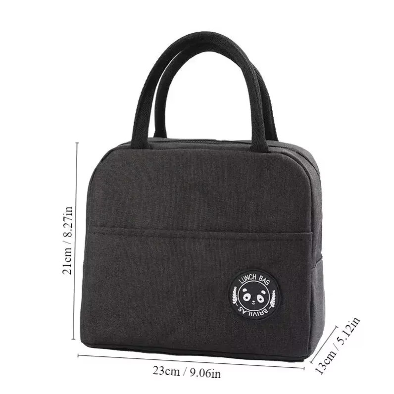 TK Bolsa De Almuerzo Aislada Con Aluminio Para Estudiantes Bolsa De Comida Con Hielo Bolso De Mano De Almuerzo Bento Insulada