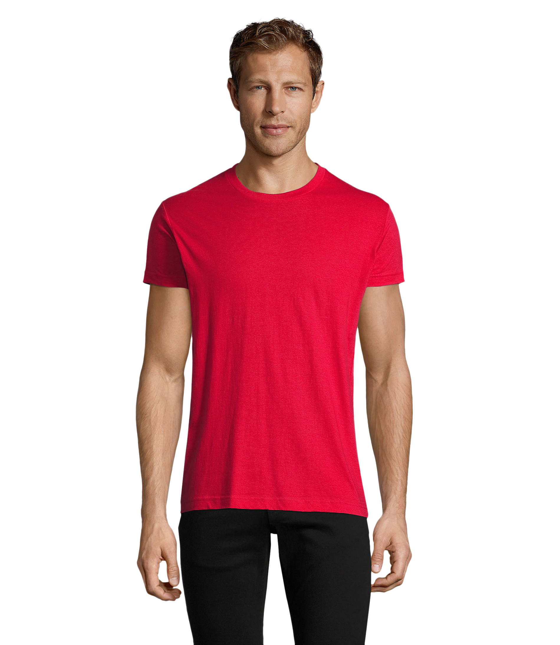 MARNAULA - Camiseta Ajustada Hombre Cuello Redondo