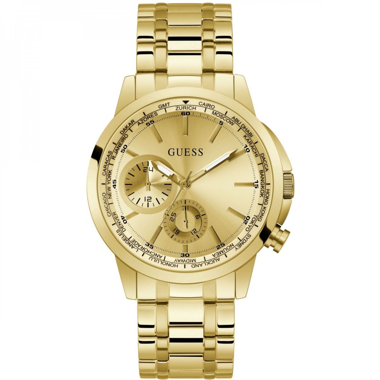Reloj Guess Spec GW0490G2 hombre acero dorado
